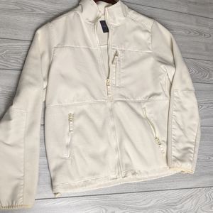 Faded Glory white zip jacket. Women's size medium